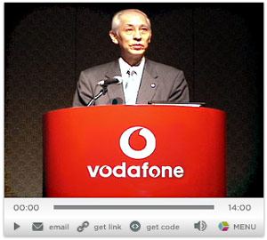 Vodafone Japan’s Final Media Briefing: Out with a Whimper